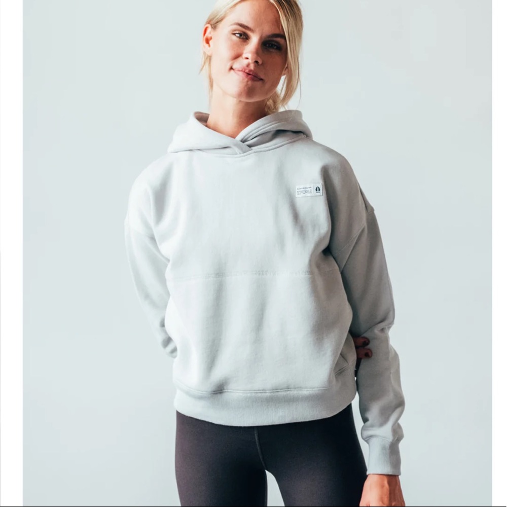 Bearded Goat Overnight Hoodie - Light Grey